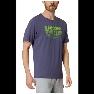 Saucony Men's Rested T-Shirt Horizon Heather Graphic